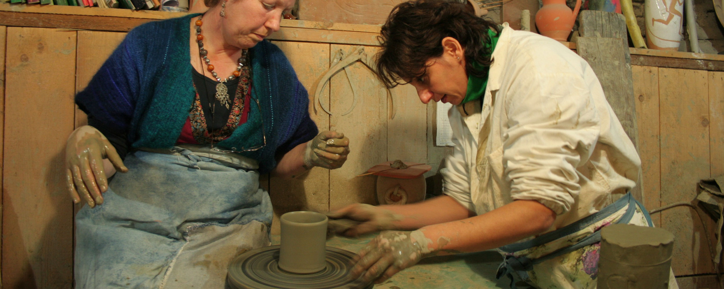 Italian pottery classes in Italy